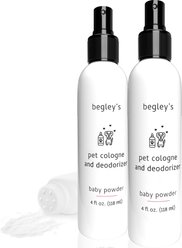 Begley's Pet Cologne & Deodorizer, Baby Powder, 4-oz, 2 count slide 1 of 7