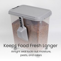 BlueAcorn Airtight Pet Food Storage Container, Clear, 30-lbs slide 2 of 9