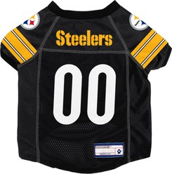Littlearth NFL Game Day Dog & Cat Jersey, Pittsburgh Steelers, X-Large
