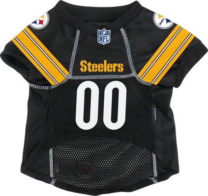 Show full view: Littlearth NFL Game Day Dog & Cat Jersey, Pittsburgh Steelers, X-Large slide 3 of 8