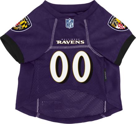 Show full view: Littlearth NFL Game Day Dog & Cat Jersey, Baltimore Ravens, Small slide 3 of 8