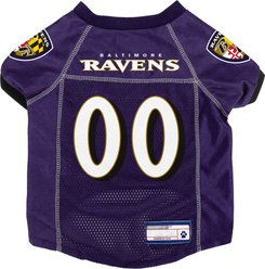 Littlearth NFL Game Day Dog & Cat Jersey, Baltimore Ravens, Small