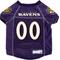 Show in main carousel: Littlearth NFL Game Day Dog & Cat Jersey, Baltimore Ravens, Small slide 1 of 8