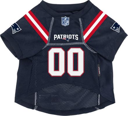 Show full view: Littlearth NFL Game Day Dog & Cat Jersey, New England Patriots, Small slide 3 of 8