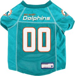 Littlearth NFL Game Day Dog & Cat Jersey, Miami Dolphins, X-Large