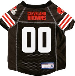 Littlearth NFL Game Day Dog & Cat Jersey, Cleveland Browns, X-Small