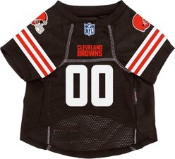 Littlearth NFL Game Day Dog & Cat Jersey, Cleveland Browns, Small slide 2 of 7