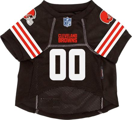 Show full view: Littlearth NFL Game Day Dog & Cat Jersey, Cleveland Browns, X-Small slide 3 of 8