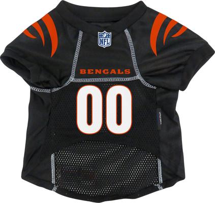 Show full view: Littlearth NFL Game Day Dog & Cat Jersey, Cincinnati Bengals, X-Small slide 3 of 8