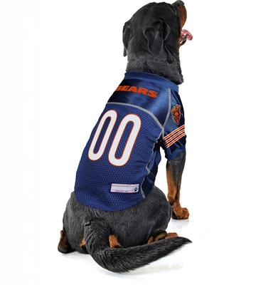 Show full view: Littlearth NFL Game Day Dog & Cat Jersey, Chicago Bears, X-Large slide 4 of 8