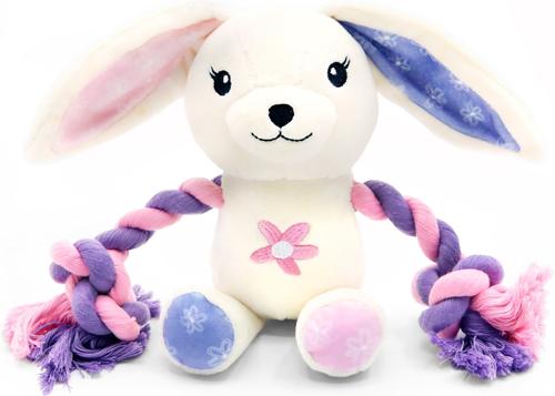 Show full view: florence by mills Rope Bear Dog Toy, Purple slide 2 of 4