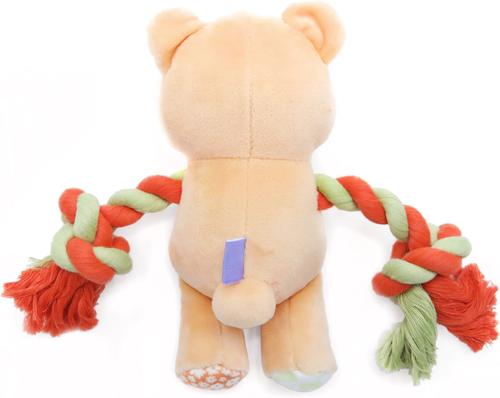Show full view: florence by mills Rope Bear Dog Toy, Orange slide 5 of 5