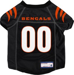 Littlearth NFL Game Day Dog & Cat Jersey, Cincinnati Bengals, X-Small