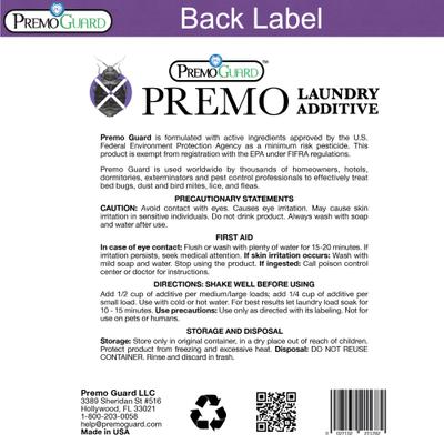 Show full view: Premo Guard Laundry Additive Effective Against Bed Bugs, Mites, Lice & Fleas for Dogs & Cats, 128-fl oz bottle slide 7 of 7