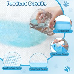 Yafylly Premium Dog Potty Pads, XX-Large: 32 x 35-in, 40 count, Unscented slide 2 of 8
