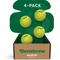 Show in main carousel: Benebone Rubber Bounce Ball Dog Toy, Green, Medium, 4 count slide 1 of 7