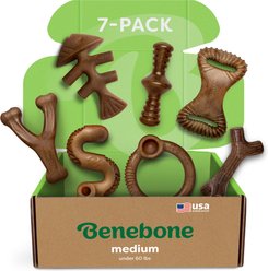 Benebone Chew Dog Toy, Medium, 7 count