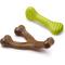 Show in main carousel: Benebone Chew & Chase Duo Bacon Wishbone & Rubber Bone Dog Toys, Medium, 2 count slide 1 of 6