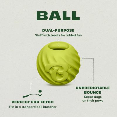 Show full view: Benebone Chew Chase Challenge Trio Ball, Bone & Pawbler Dog Toys, Medium, 3 count slide 5 of 8
