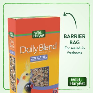 Wild Harvest Daily Blend Cockatiel Food, 32-oz bag
