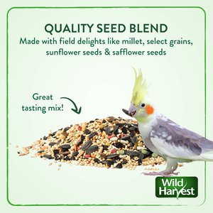 Wild Harvest Daily Blend Cockatiel Food, 32-oz bag