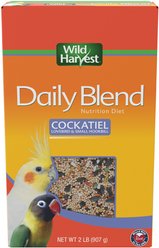 Wild Harvest Daily Blend Cockatiel Food, 32-oz bag