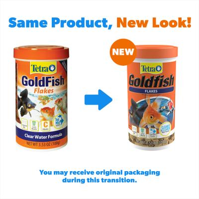 Show full view: TetraFin Goldfish Flakes Fish Food, 3.53-oz jar slide 2 of 9