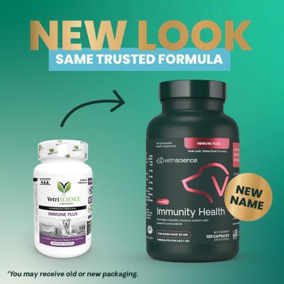 Show full view: VetriScience Immune Plus Immunity Support for Dogs, 120 count slide 3 of 11
