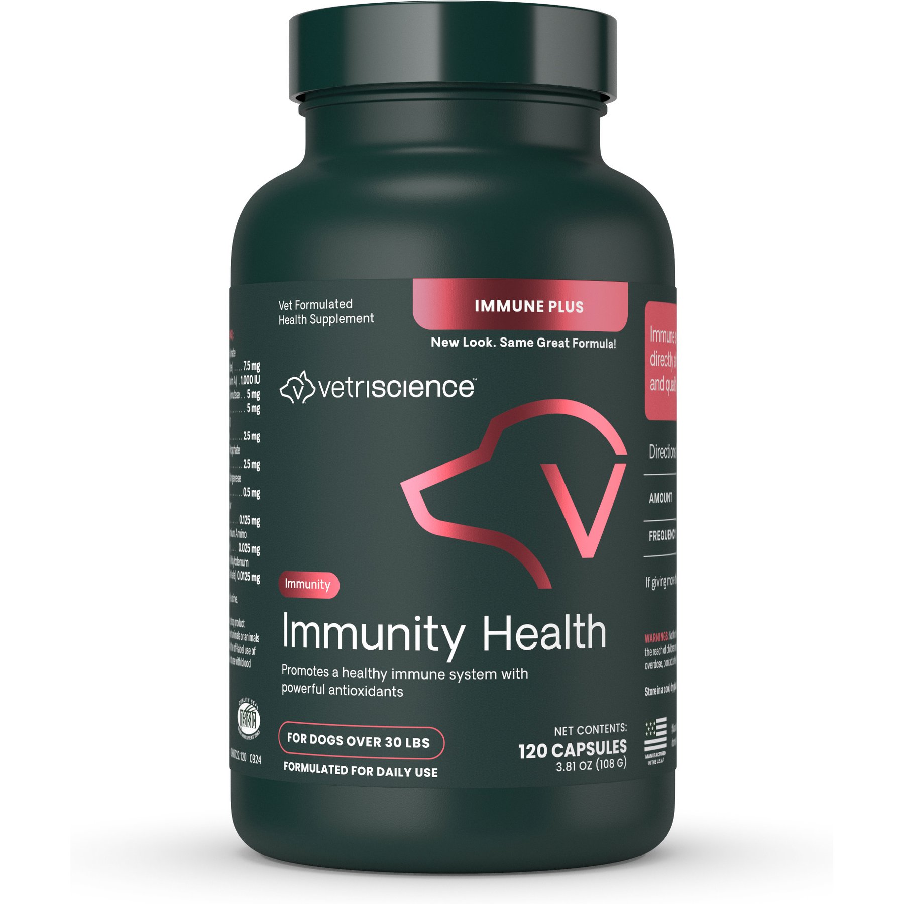 VetriScience Cell Advance 880 Immune Health Capsules for Dogs, 120-ct