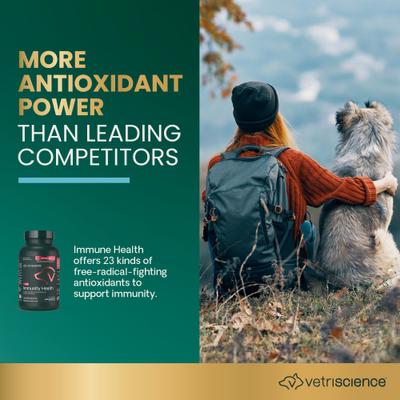 Show full view: VetriScience Immune Plus Immunity Support for Dogs, 120 count slide 7 of 11