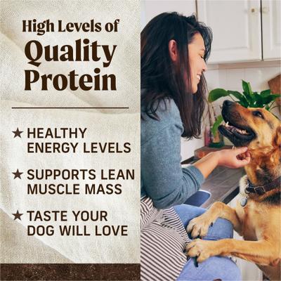 Show full view: Merrick Grain-Free Real Salmon & Sweet Potato Recipe Dry Dog Food, 22-lb bag slide 9 of 11