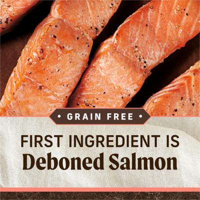 Show full view: Merrick Grain-Free Real Salmon & Sweet Potato Recipe Dry Dog Food, 22-lb bag slide 6 of 11