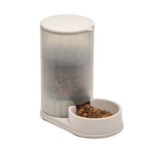 HANAMYA Automatic Dog Feeder, Gray, 3.8-L