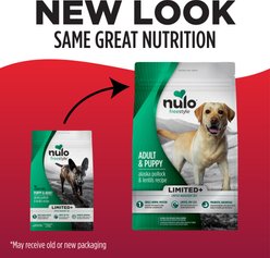Nulo FreeStyle Limited Ingredient Pollock & Lentil Recipe High-Protein & Grain-Free Adult & Puppy Dry Dog Food, 24-lb bag slide 2 of 9