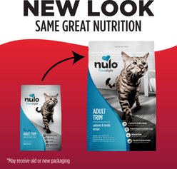 Nulo FreeStyle Salmon & Lentils Recipe with l-Carnitine & Probiotics High Protein & Grain-Free Adult Trim Dry Cat Food, 14-lb bag slide 2 of 9