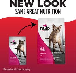 Nulo FreeStyle Chicken & Cod Recipe with Omega Fatty Acids High Protein & Grain-Free Dry Cat & Kitten Food, 14-lb bag slide 2 of 9