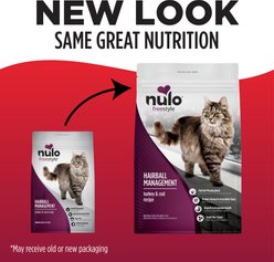 Nulo FreeStyle Hairball Management Turkey & Cod Recipe with Omega Fatty Acids High Protein & Grain-Free Dry Cat Food, 14-lb bag slide 2 of 9