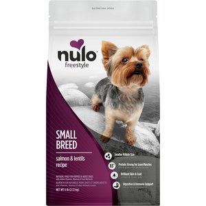 Nulo Freestyle Salmon & Red Lentils Small Breed Grain-Free Dry Dog Food, 6-lb bag