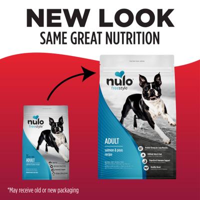 Show full view: Nulo Freestyle Grain-Free Salmon & Peas Recipe Dry Dog Food, 6-lb bag slide 3 of 13