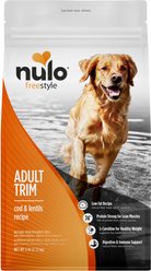 Nulo Freestyle Cod & Lentils Recipe Grain-Free Adult Trim Dry Dog Food, 6-lb bag