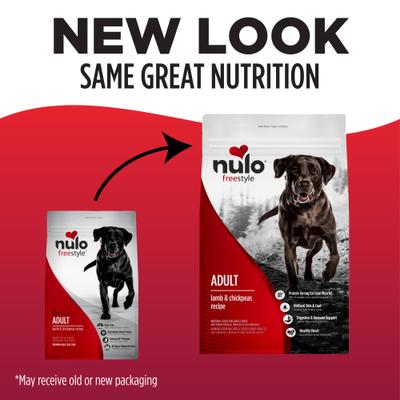Show full view: Nulo Freestyle Grain-Free Lamb & Chickpeas Recipe Dry Dog Food, 26-lb bag slide 3 of 12
