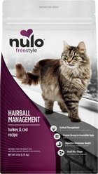 Nulo FreeStyle Hairball Management Turkey & Cod Recipe with Omega Fatty Acids High Protein & Grain-Free Dry Cat Food, 14-lb bag