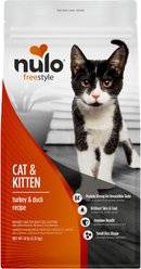 Nulo FreeStyle Turkey & Duck Recipe with Omega Fatty Acids High Protein & Grain-Free Dry Cat & Kitten Food, 14-lb bag