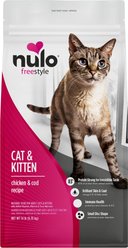 Nulo FreeStyle Chicken & Cod Recipe with Omega Fatty Acids High Protein & Grain-Free Dry Cat & Kitte...