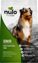 Nulo Freestyle Senior Grain-Free Trout & Sweet Potato Recipe Dry Dog Food, 26-lb bag