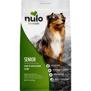 Nulo Freestyle Senior Grain-Free Trout & Sweet Potato Recipe Dry Dog Food, 11-lb bag