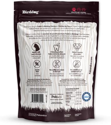 Show full view: Palz&Co Birddog Chicken Grain-Free Soft & Chewy Sausage Dog Treats, 12-oz bag, 8 count slide 3 of 10