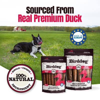 Show full view: Palz&Co Birddog Duck Grain-Free Soft & Chewy Sausage Dog Treats, 12-oz bag, 8 count slide 8 of 10