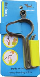 Dooloop Hands-Free Dog Poop Bag & Bag of Poop Carrier, 2 dooloops & 2 velcro straps, Charcoal/Sage slide 2 of 4
