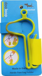 Dooloop Hands-Free Dog Poop Bag & Bag of Poop Carrier, 2 dooloops & 2 velcro straps, Green/Blue slide 2 of 4
